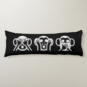 3 Wise Monks絵文字抱き枕 ボディピロー (正面)