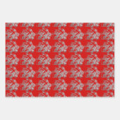 3 WP中国の紙カットラットと果実選択色 ラッピングペーパーシート (正面3)