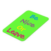 3"x4" Be Nice Photo Magnet マグネット (左側)