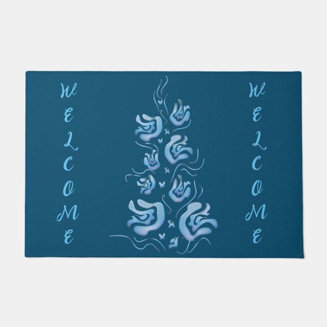 3' x 2'エリアラグ ドアマット (正面)