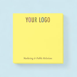 3 x 3カスタム会社ロゴ付きPost-it®メモ ポストイット