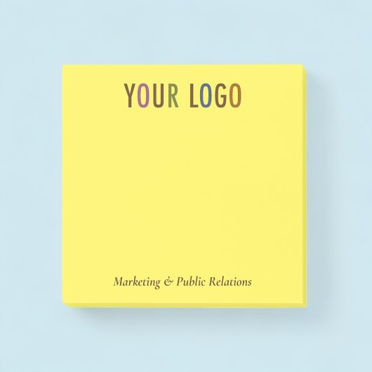 3 x 3カスタム会社ロゴ付きPost-it®メモ ポストイット