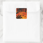 3" x 3"オリジナルロゴシール スクエアシール (バッグ)