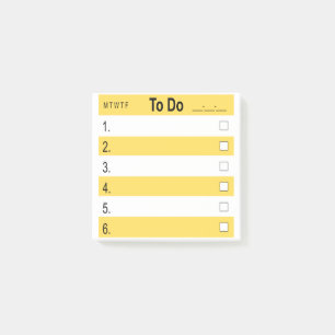 3" x 3"後it®ノートToDo ポストイット