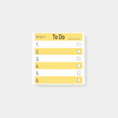3" x 3" Post-it ポストイット ToDo (正面)