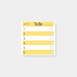 3" x 3" Post-it ポストイット ToDo