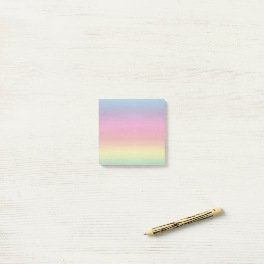 3" x 3" Post-it® Notes Rainbow ポストイット (デスク上)
