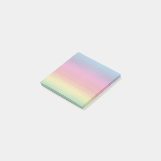 3" x 3" Post-it® Notes Rainbow ポストイット (アングル)