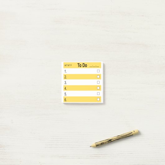 3" x 3" Post-it® Notes ToDo ポストイット (デスク上)