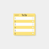 3" x 3" Post-it® Notes ToDo ポストイット (正面)