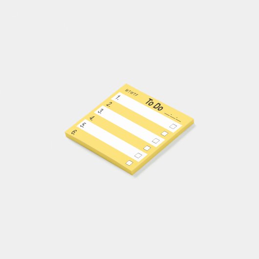 3" x 3" Post-it® Notes ToDo ポストイット (アングル)