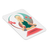 3" x 4インチフレキシブルフォトマグネット マグネット (右側)