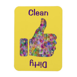 3" x 4"汚れのない汚れカラフルと汚れ マグネット