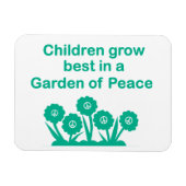 3" x 4" Peace Magnet マグネット (横)