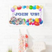 3' x 5'バナーに参加 横断幕 (インサイチュ)