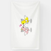 3' x 5'バナー 横断幕 (縦)