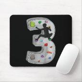 3 Year Old Rock Climbing 3rd Birthday Adventures C マウスパッド (マウス)