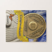 3 Year Sober Recovery Congratulations Serenity ジグソーパズル (横)