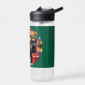 3 YOUNG BLUE EED BLACK KITTENSクリスマスシーン ウォーターボトル (左面)