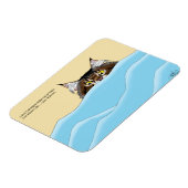3am猫の目覚め マグネット (左側)