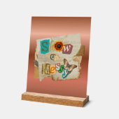 3AM Short Line Sign アクリルサイン (傾斜)