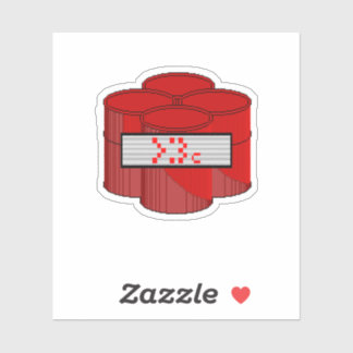 >:3c爆発物 シール