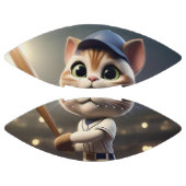 3Dおもしろい野球猫 アメリカンフットボール (パネル)