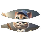 3Dおもしろい野球猫 バスケットボール (パネル)