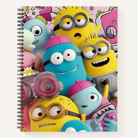 3dおもしろい顔 ノートブック (正面)