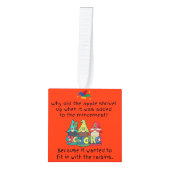 3Dおもしろい - Mince Pie Chapes (2) キューブオーナメント (正面)