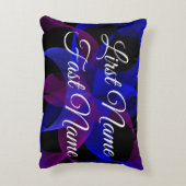 3Dから2Dの円筒形幾何学模様パロディー枕 アクセントクッション (裏面(縦))