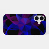 3Dから2Dへの幾何学シリンダーiPhone 16ケース iPhone 16ケース (裏面横)
