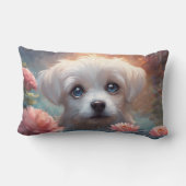 3Dかわいい子犬 –  ランバークッション (裏面)