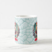 3Dくるみクラッカークリスマスカスタムキッズホットチョコレート コーヒーマグカップ (中央)