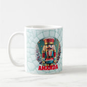 3Dくるみクラッカークリスマスカスタムキッズホットチョコレート コーヒーマグカップ (左)