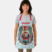 3Dくるみ割りクリスマスキッズパーソナライズされたズ エプロン (インサイチュ)