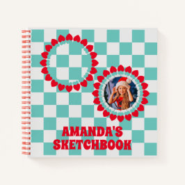 3Dくるみ割りクリスマスキッズパーソナライズされた写真 ノートブック