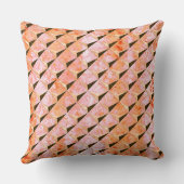 3Dとサケの毛を背景に混ぜる クッション (裏面)