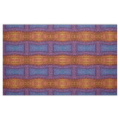 3Dと発音！～紫、青、オレンジ色のゴージャス ファブリック (ファットクウォーター)