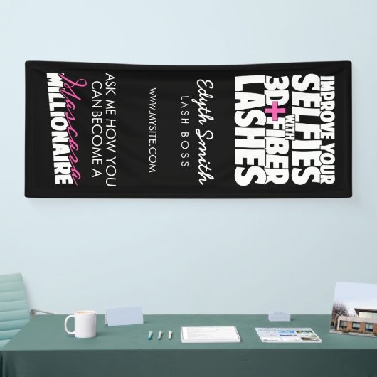 3dのあなたのselfiesを改良して下さい + 繊維の鞭 横断幕 (トレードショー)