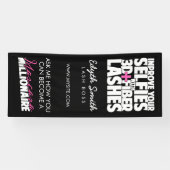 3dのあなたのselfiesを改良して下さい + 繊維の鞭 横断幕 (横)