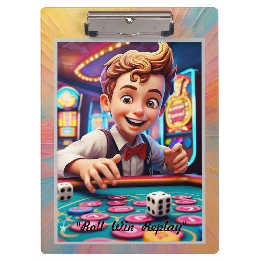 「3Dのサイコロ」 クリップボード (正面)