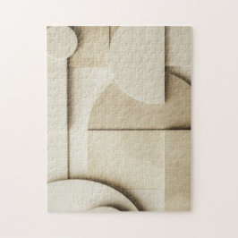 3Dのジオメトリック型枠と文字宇宙 ジグソーパズル