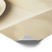 3Dのジオメトリック型枠と文字宇宙 ポスター (角)