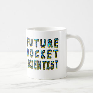 3Dのロケットの未来の科学者 コーヒーマグカップ