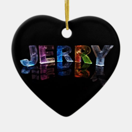 3Dの一流のジェリーはつきます(写真) セラミックオーナメント (正面)