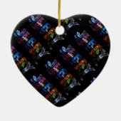 3Dの一流のジェリーはつきます(写真) セラミックオーナメント (裏面)