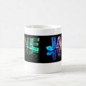 3Dの一流のジェーンはつきます(写真) コーヒーマグカップ (中央)