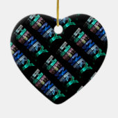 3Dの一流のヘンリーはつきます(写真) セラミックオーナメント (裏面)