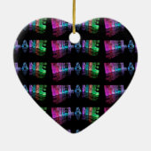 3Dの一流のメラニーはつきます(写真) セラミックオーナメント (裏面)